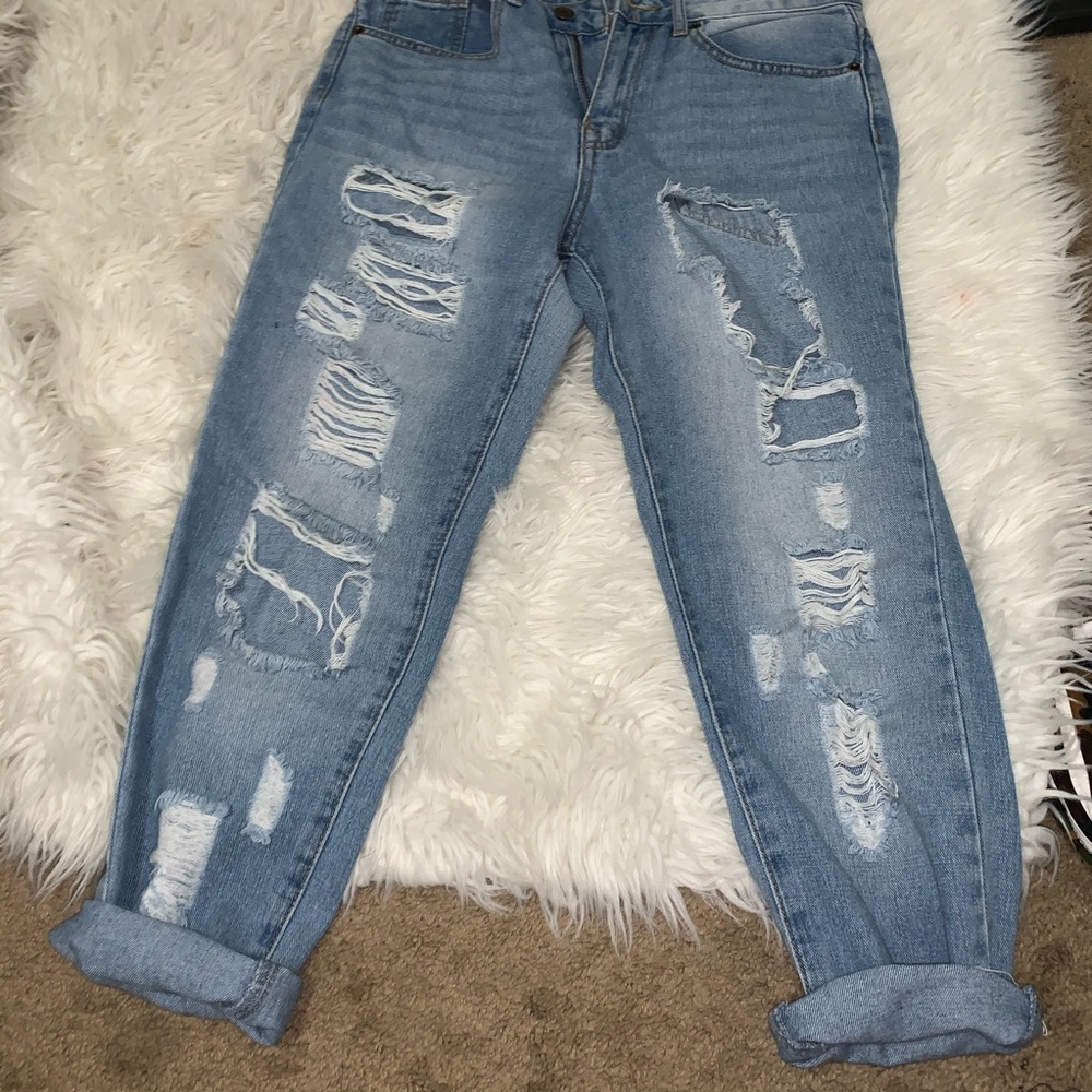 High water jeans